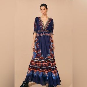 Farm Rio XL Nature Beauty maxi dress. NWT.